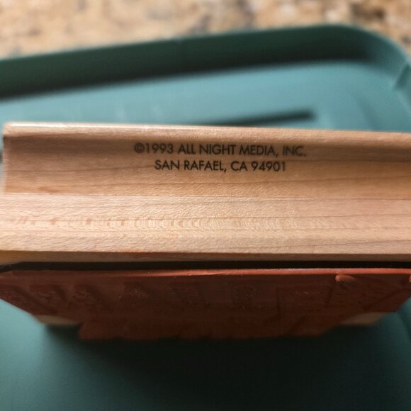 Set of 5 Birthday Themed Rubber Stamps - Picture 6 of 10